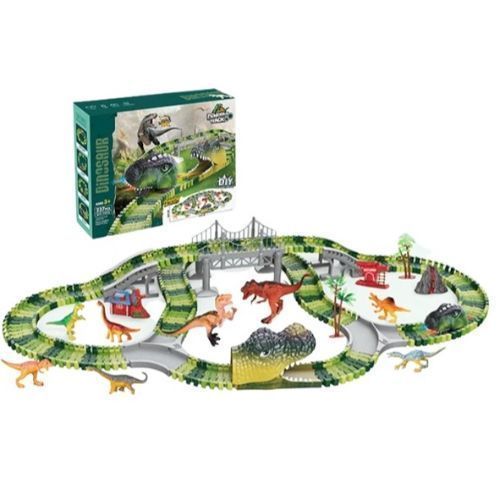 AUTOPISTA DE DINOSAURIOS 238 PIEZAS-1