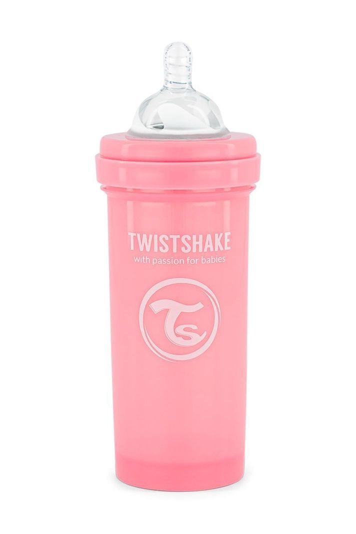 Mamadera Twistshake Anti-Cólico 260ml rosado-1