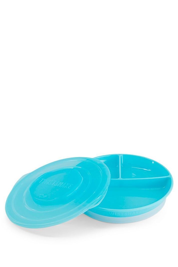 Plato Dividido Twistshake 6+m azul-0