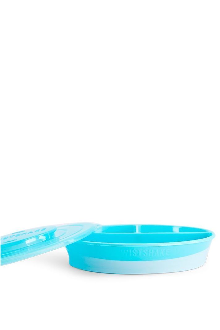 Plato Dividido Twistshake 6+m azul-3