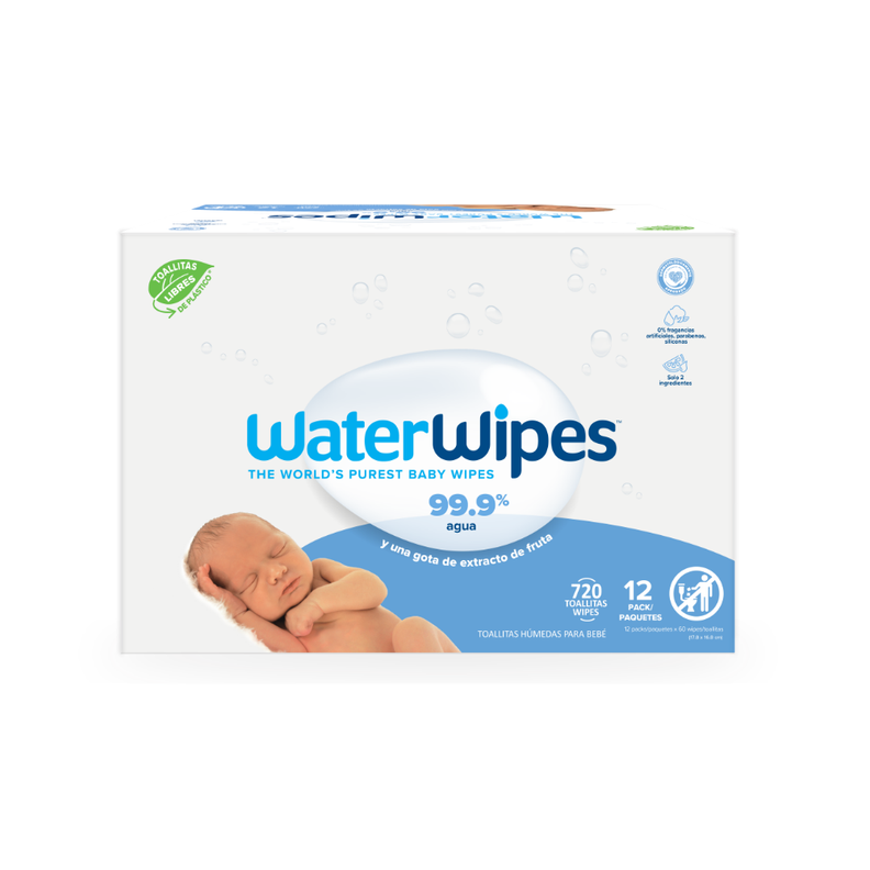 Caja Toallitas Húmedas Bio WaterWipes 12x 60 Und-2