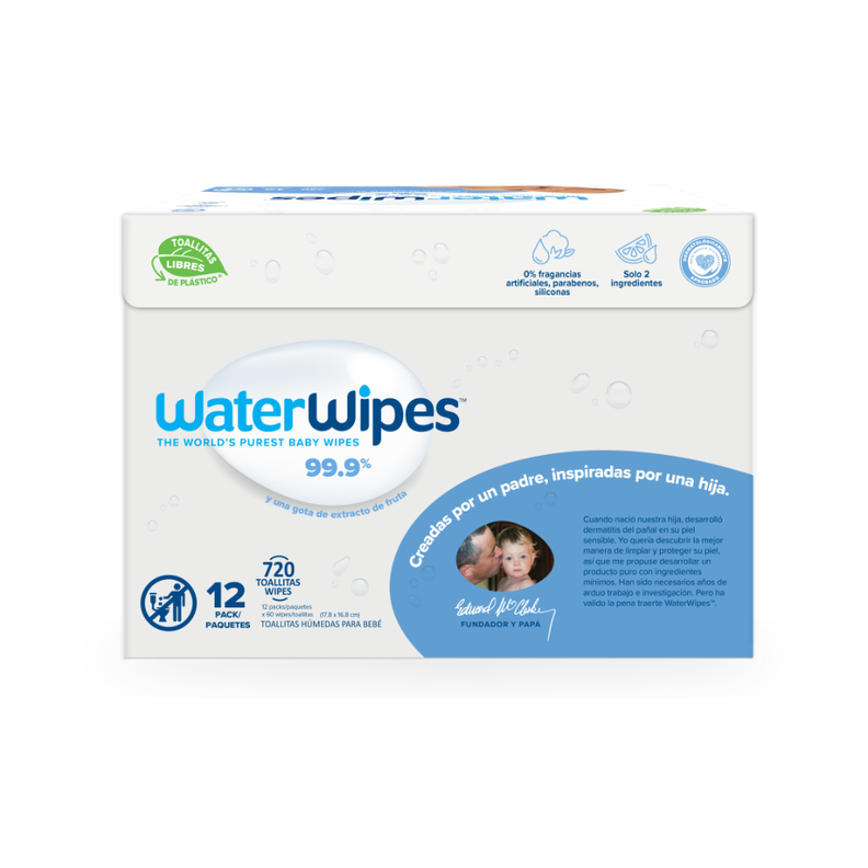Caja Toallitas Húmedas Bio WaterWipes 12x 60 Und-3