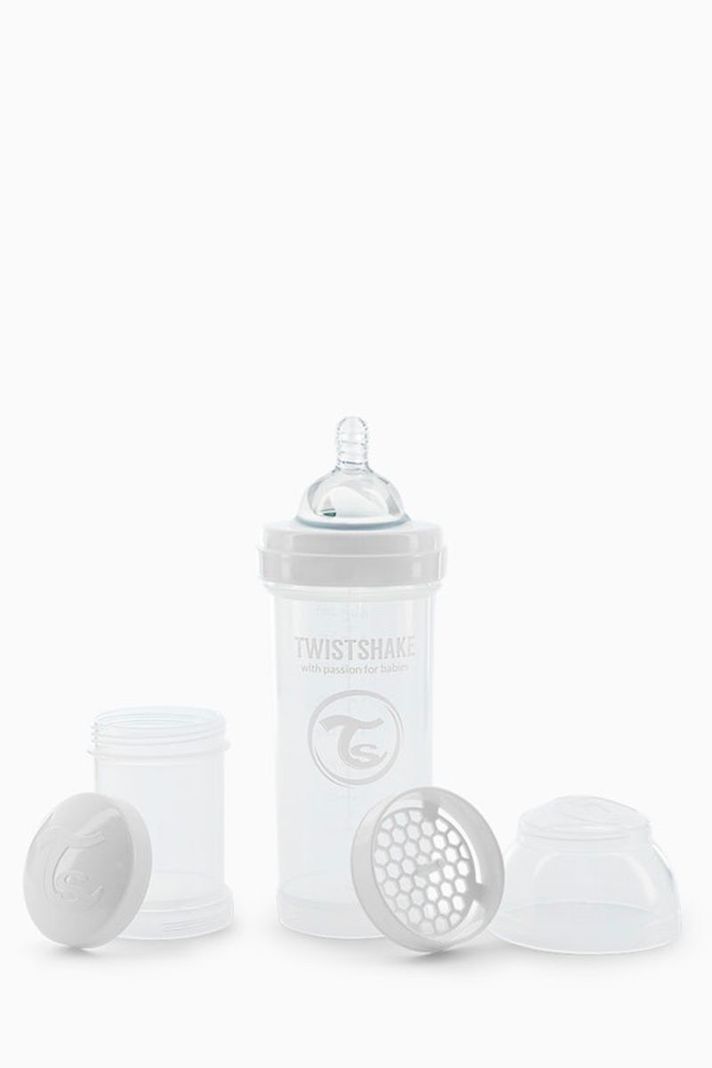 Mamadera Twistshake Anti-Cólico 260ml blanco-0