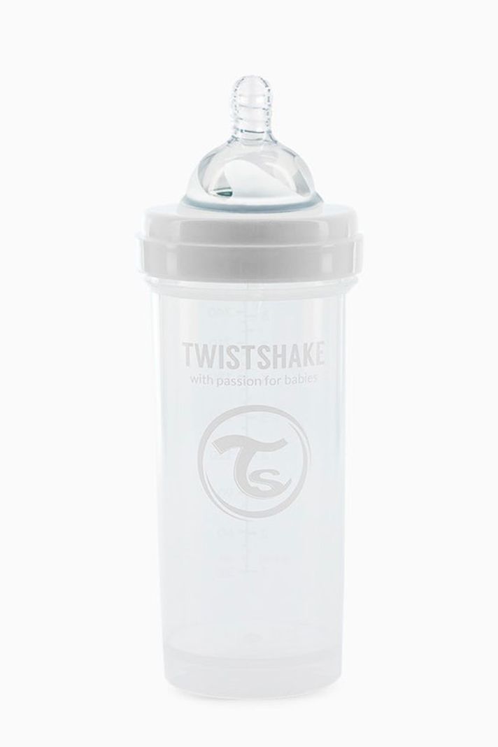 Mamadera Twistshake Anti-Cólico 260ml blanco-1