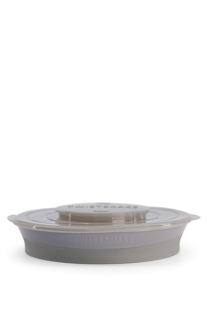 Plato Dividido Twistshake 6+m gris-1