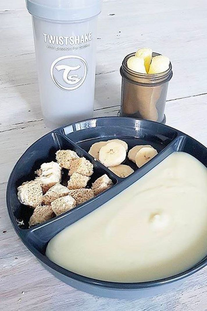 Plato Dividido Twistshake 6+m gris-3
