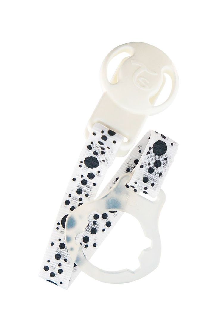 Clip para chupetes Twistshake blanco-0