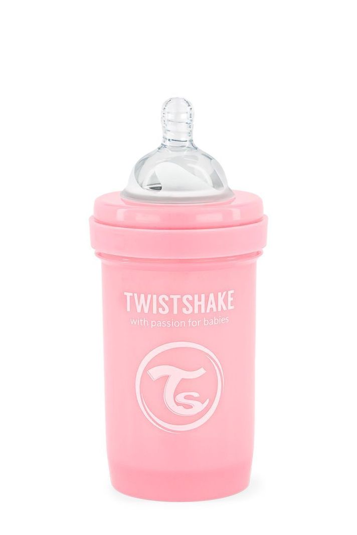 Mamadera Twistshake Anti-Cólico 180ml rosado-1