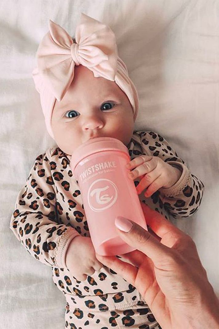 Mamadera Twistshake Anti-Cólico 180ml rosado-3