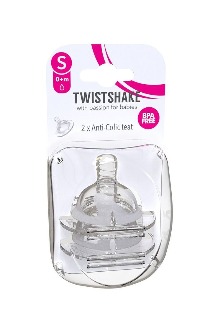 Tetinas Twistshake Anti-Cólico 2 uns S 0M-2