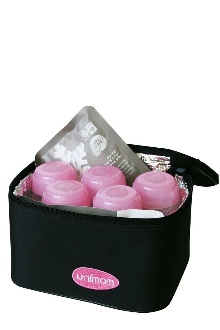 Cooler con gel frío y 5 botellas 150ml Unimom-0