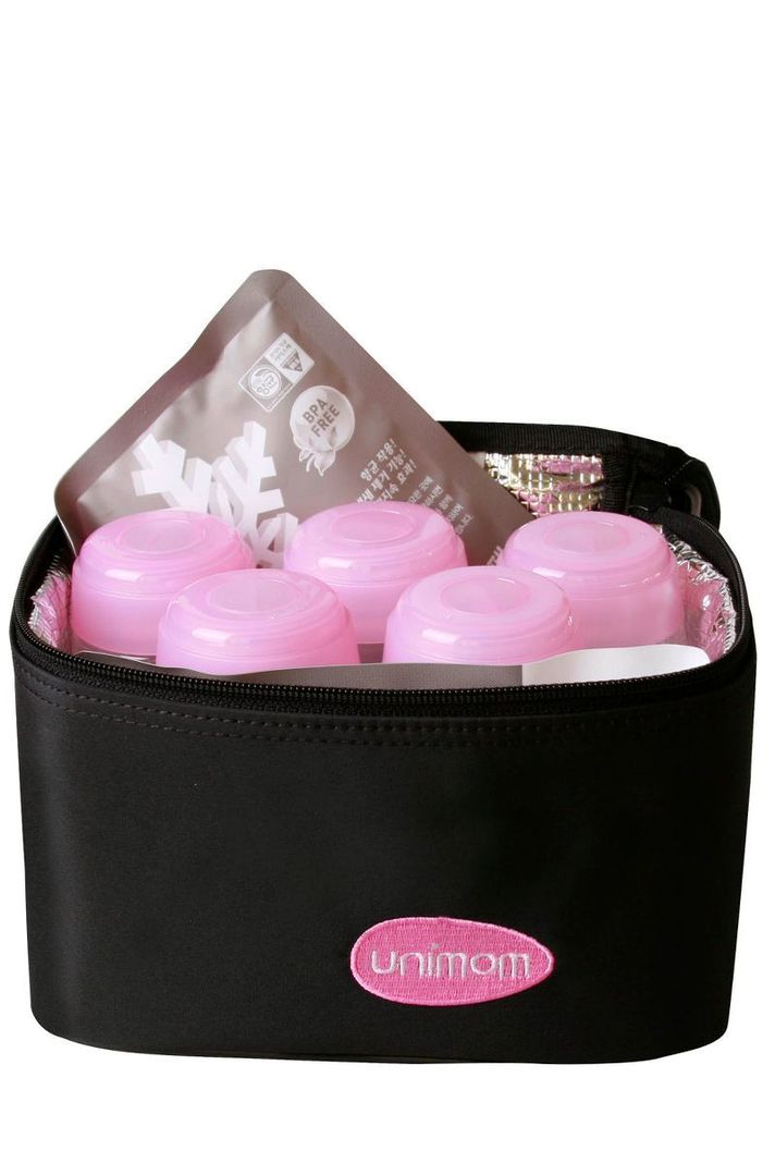 Cooler con gel frío y 5 botellas 150ml Unimom-2