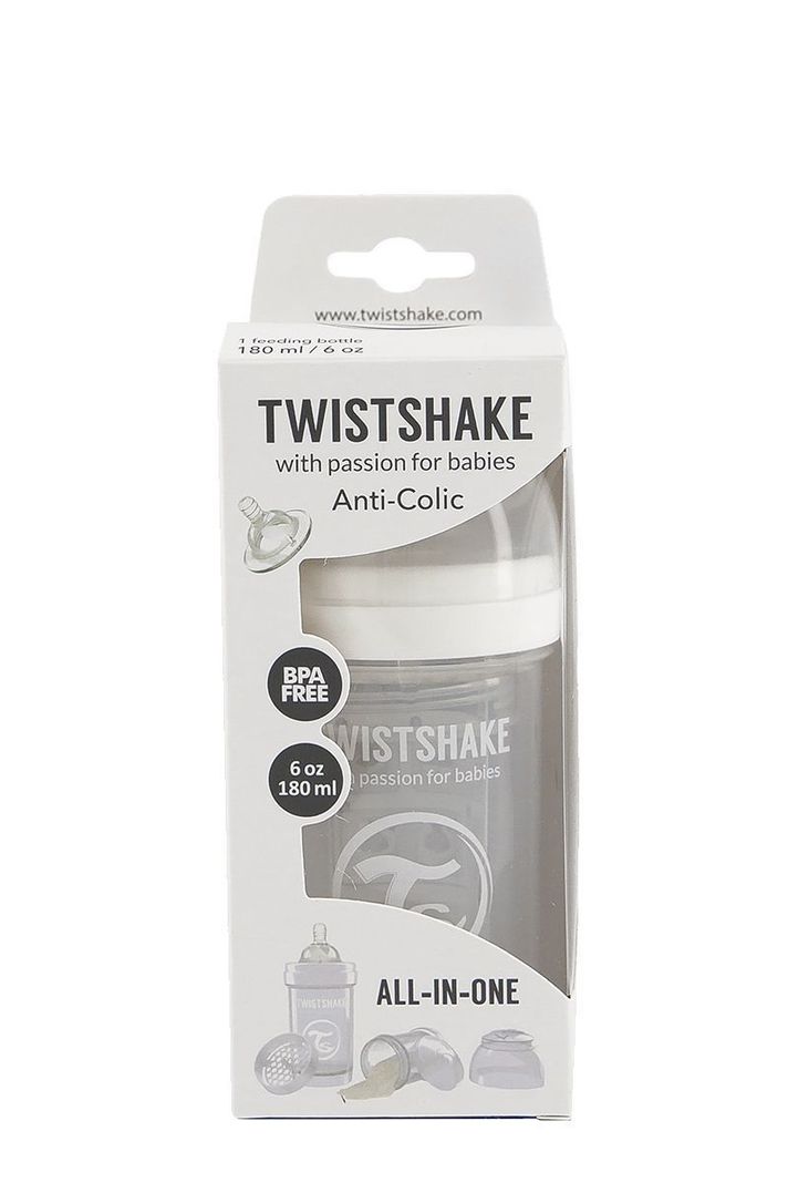 Mamadera Twistshake Anti-Cólico 180ml blanco-3