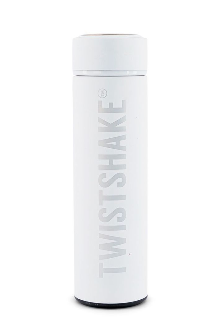 Termo para agua Twistshake Hot & Cold 420ml blanco-0