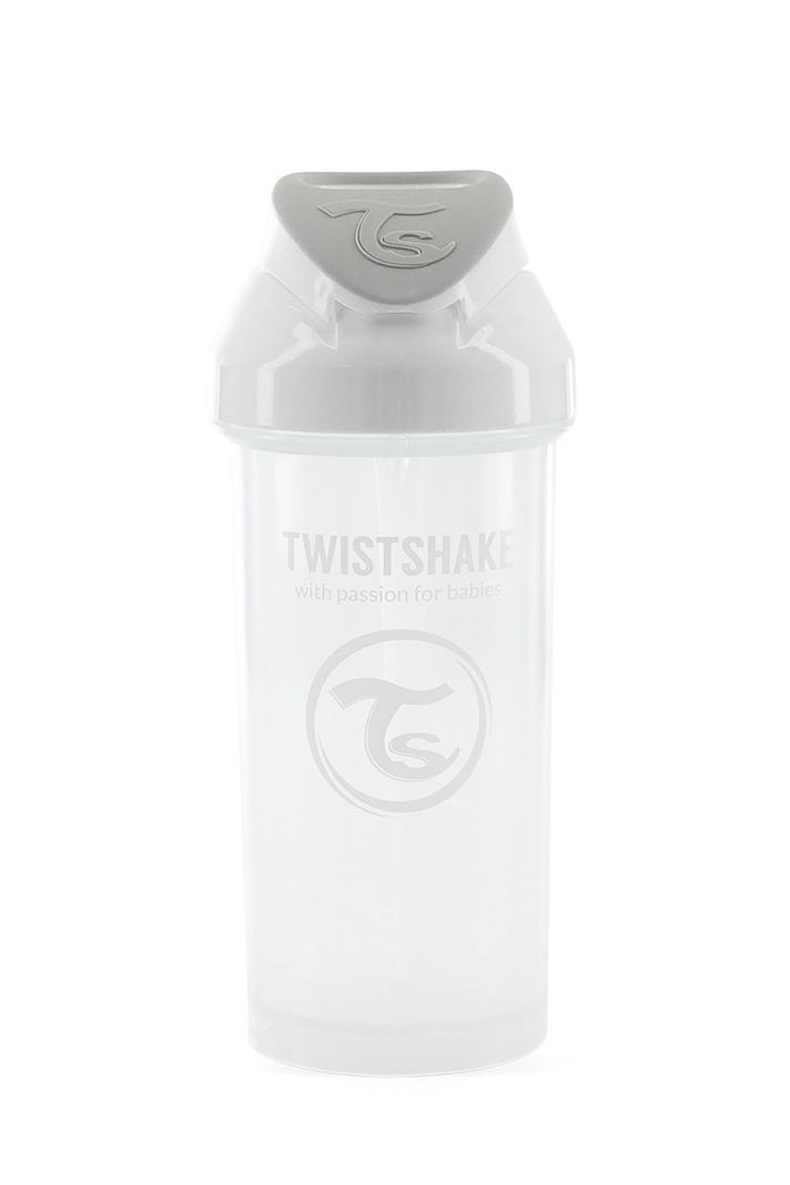 Vaso con bombilla Twistshake Straw Cup 360ml blanco-1