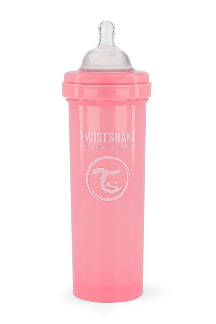 Mamadera Twistshake Anti-Cólico 330ml rosado-1