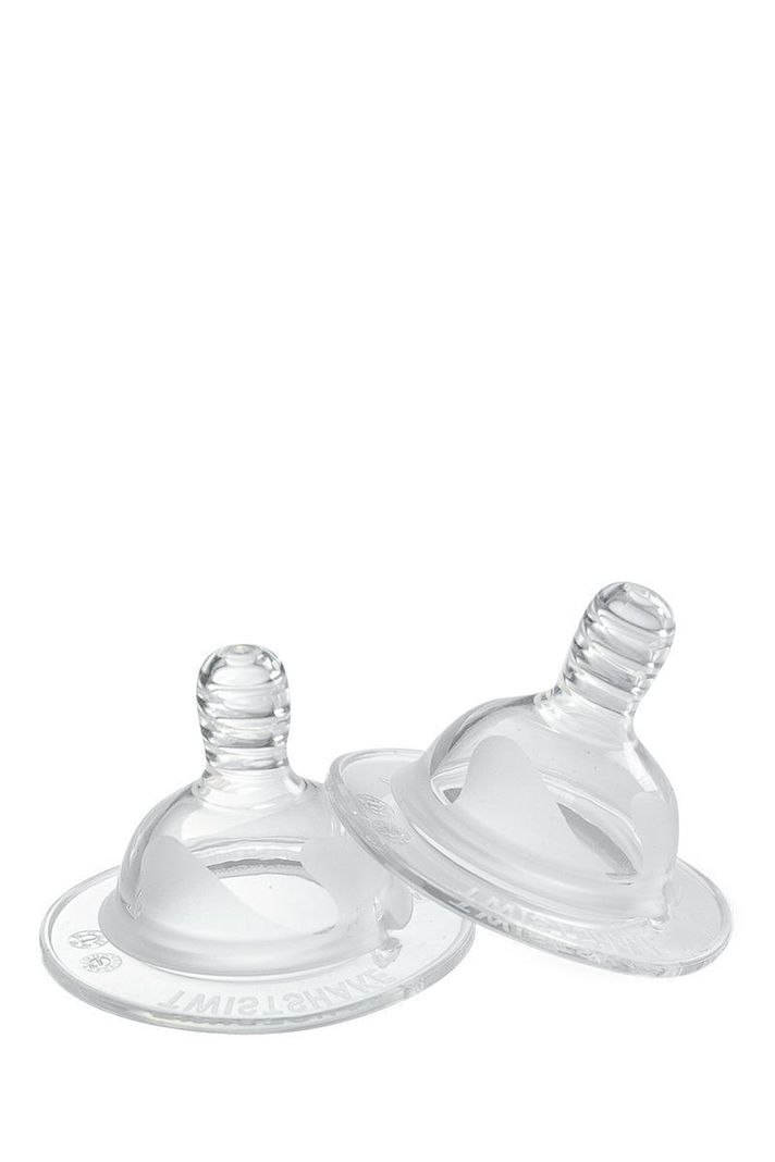 Tetinas Twistshake Anti-Colico 2 uns M 2M Transparente