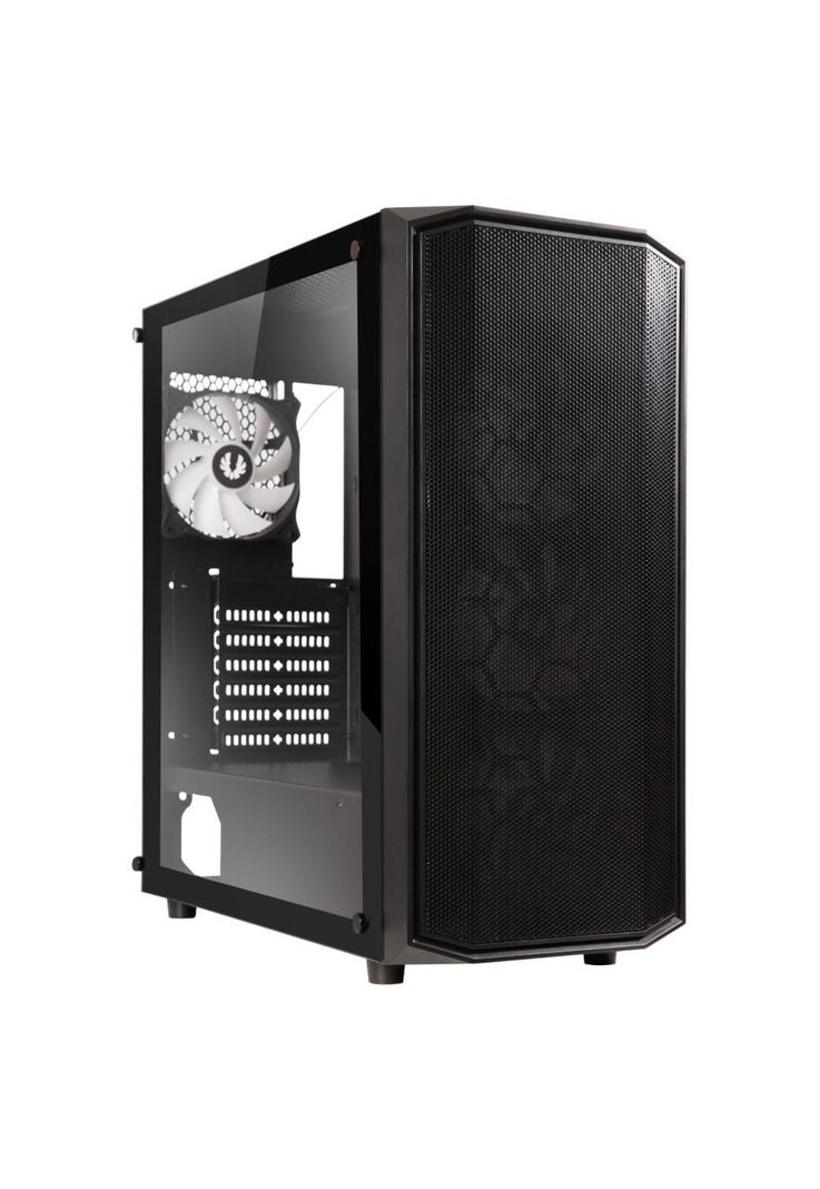 Gabinete BitFenix/ ​​Garen ATX/  4 ventiladores /Negro-1