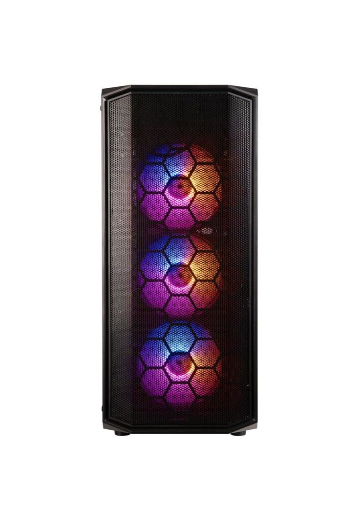 Gabinete BitFenix/ ​​Garen ATX/  4 ventiladores /Negro-4