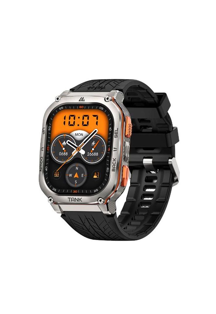 Smartwatch TANK M3 Ultra 1.96” AMOLED Silver-0