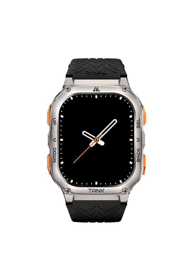 Smartwatch TANK M3 Ultra 1.96” AMOLED Silver-1