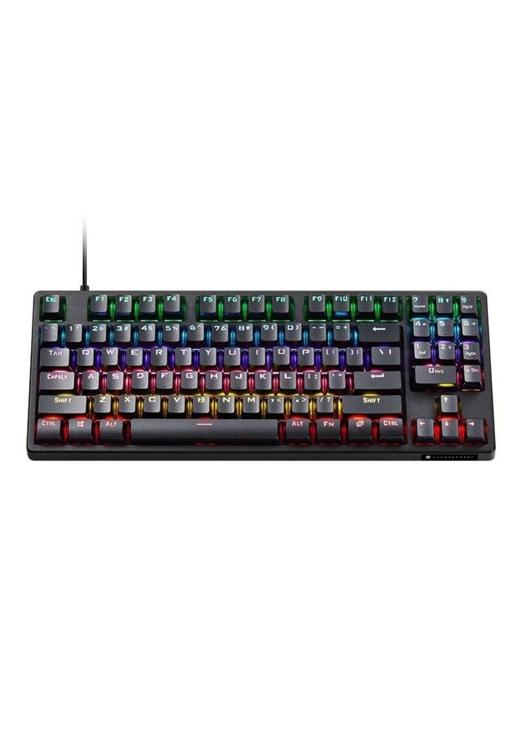 Teclado Gamer mecánico switch azul/ Cable USB/ RGB / KG3089-0
