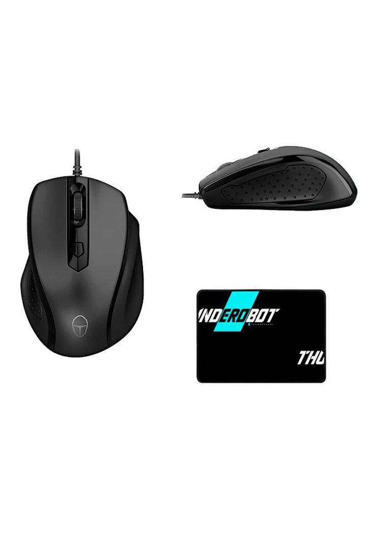 Mouse gamer  Alambrico Optico con mousepad Color Negro M50T-1