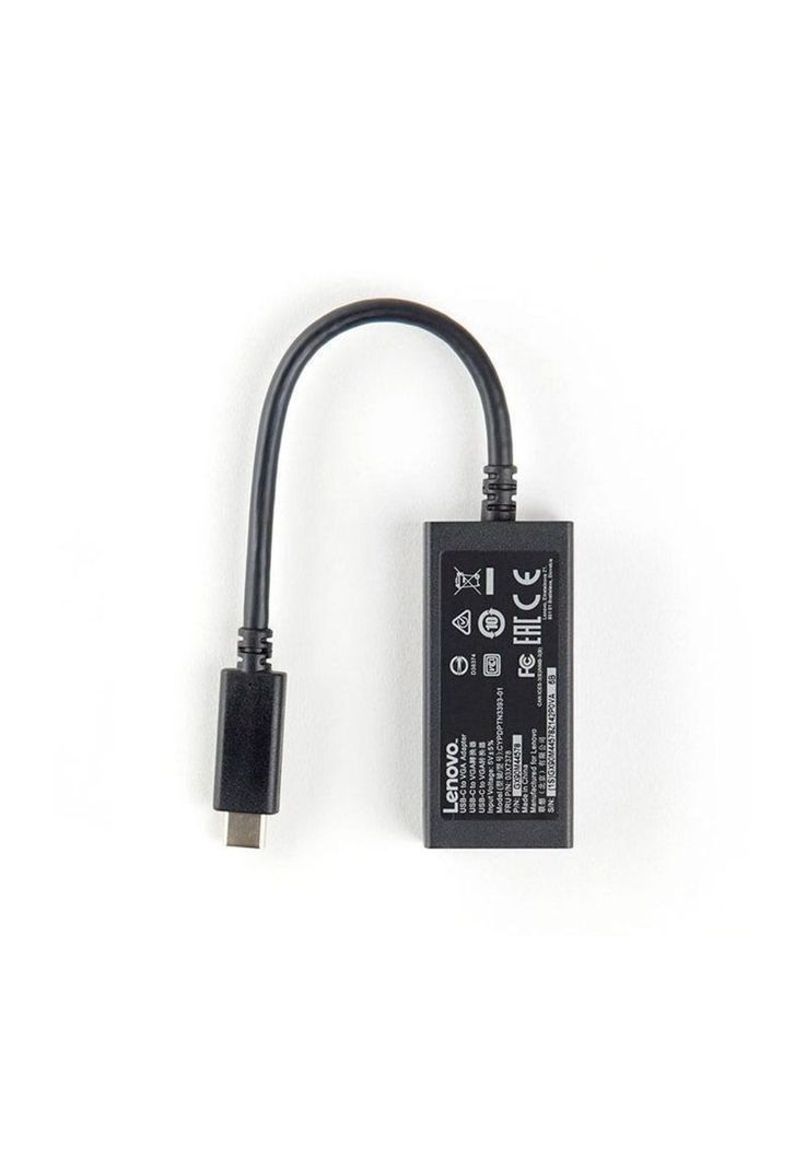 Adaptador Lenovo USB-C a VGA - 4X90M42956 (Reacondicionado)-0