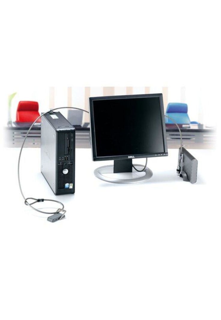 Kit de bloqueo para PC de sobremesa y perifericos Gris