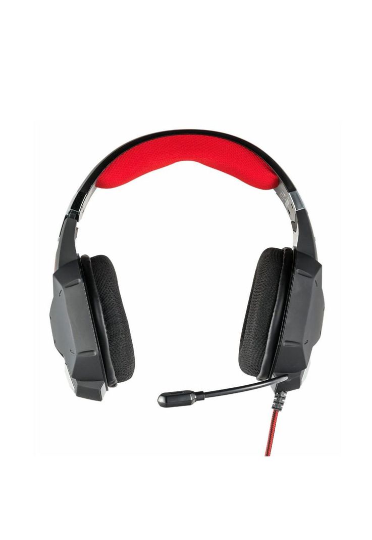Audifonos gaming headset / Carus GXT 322 /Negro/Rojo-1