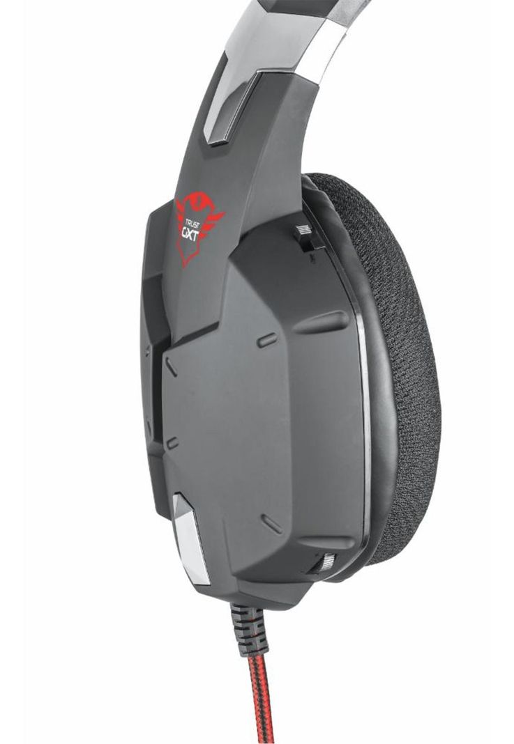 Audifonos gaming headset / Carus GXT 322 /Negro/Rojo-2