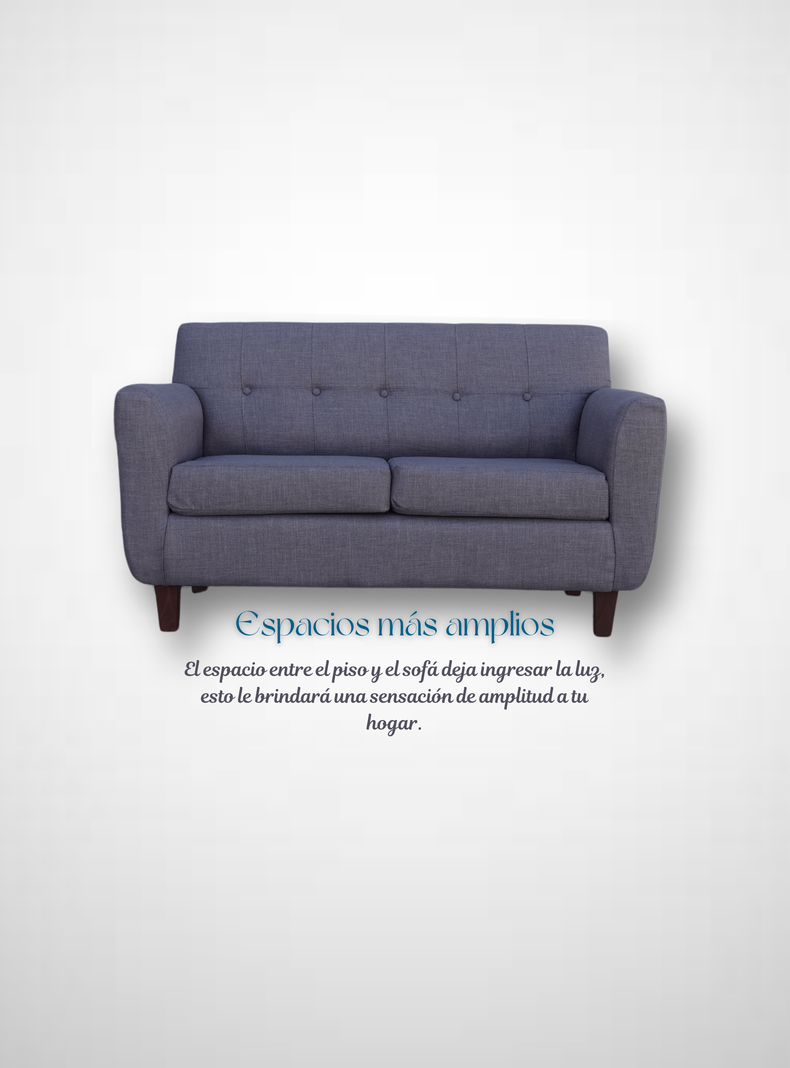 Sofa Barcelona gris /  Gratis mesa lateral-1