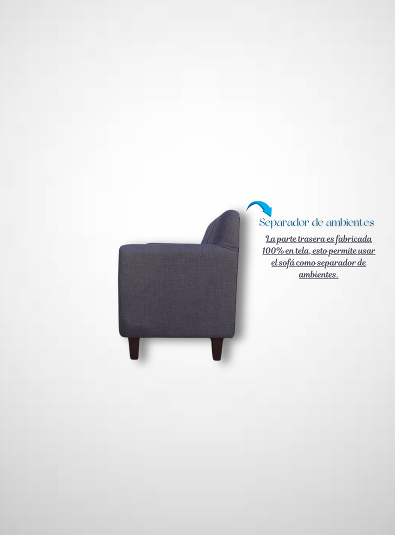 Sofa Barcelona gris /  Gratis mesa lateral-5