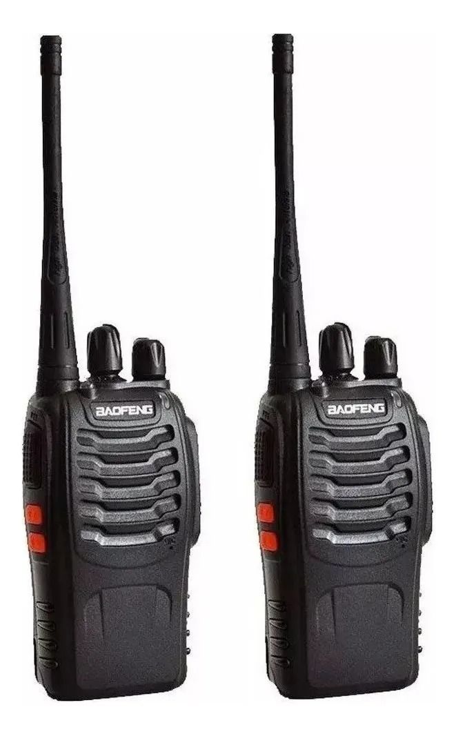 Pack 2 Radios Transmisor Walkie Talkie Baofeng