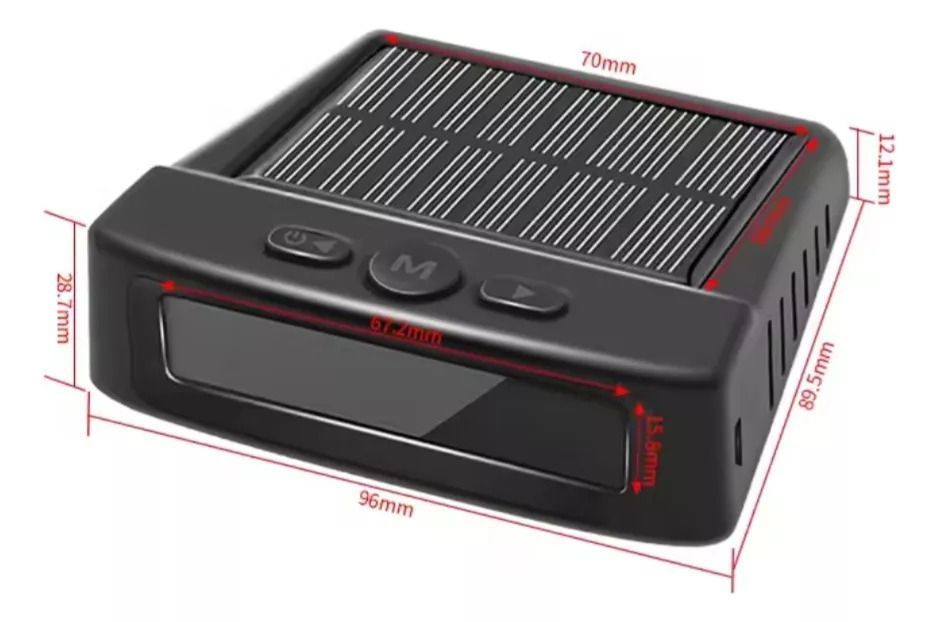Sin Caja Monitoreo Presión 6 Neumáticos Camión Tpms Solar-1