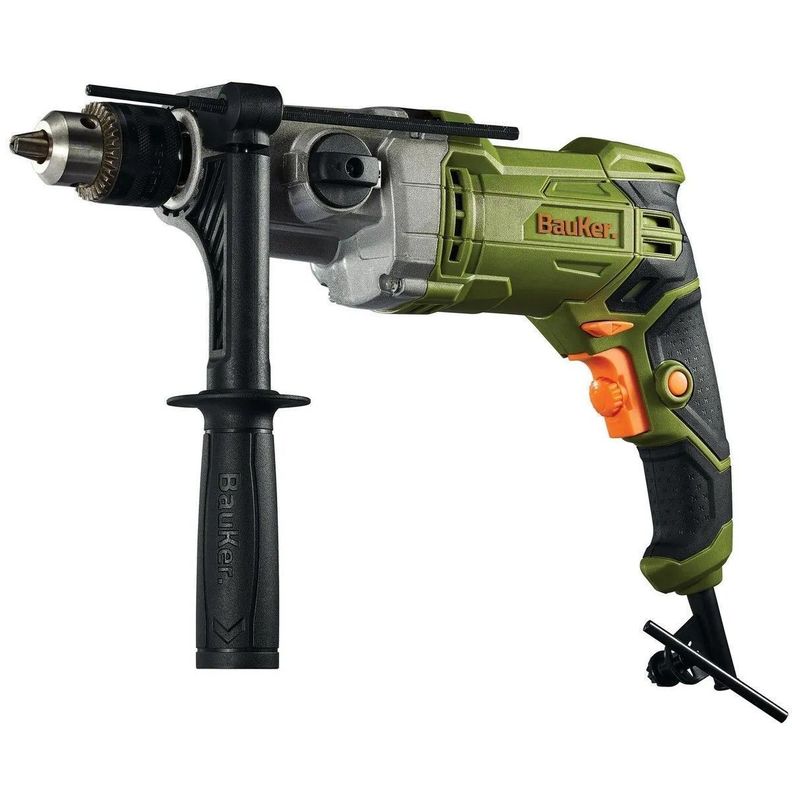 Taladro Percutor Eléctrico 13 mm 1050W 220 Con Maleta Bauker