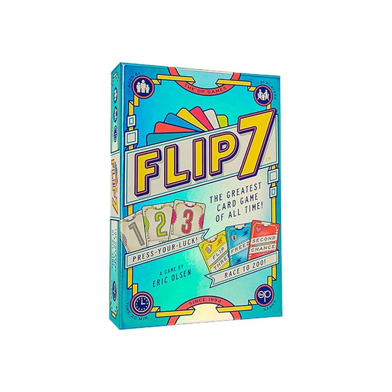 Juego De Mesa Flip 7 Card Game Press Your Luck