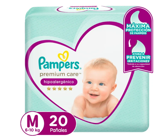 Pañales Pampers Premium Care M 160 pañales-0