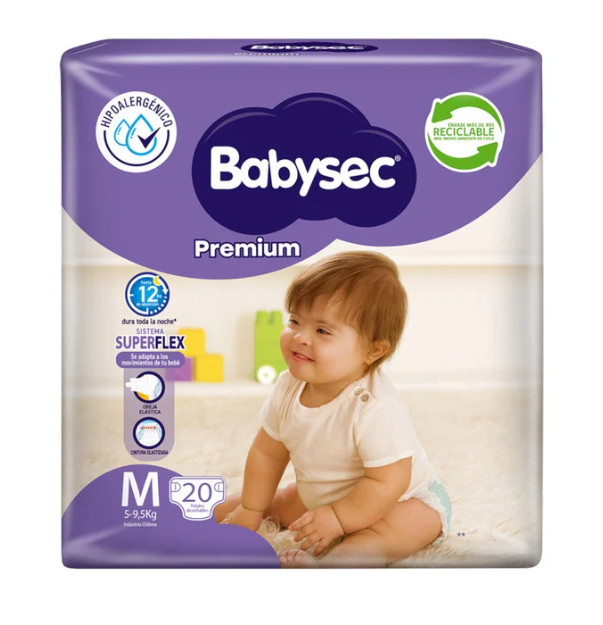 Pañales Babysec Premium M 160 pañales-0
