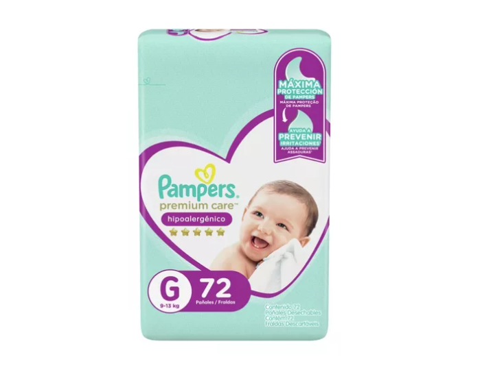 Maletas Pampers Premium Cares G-0