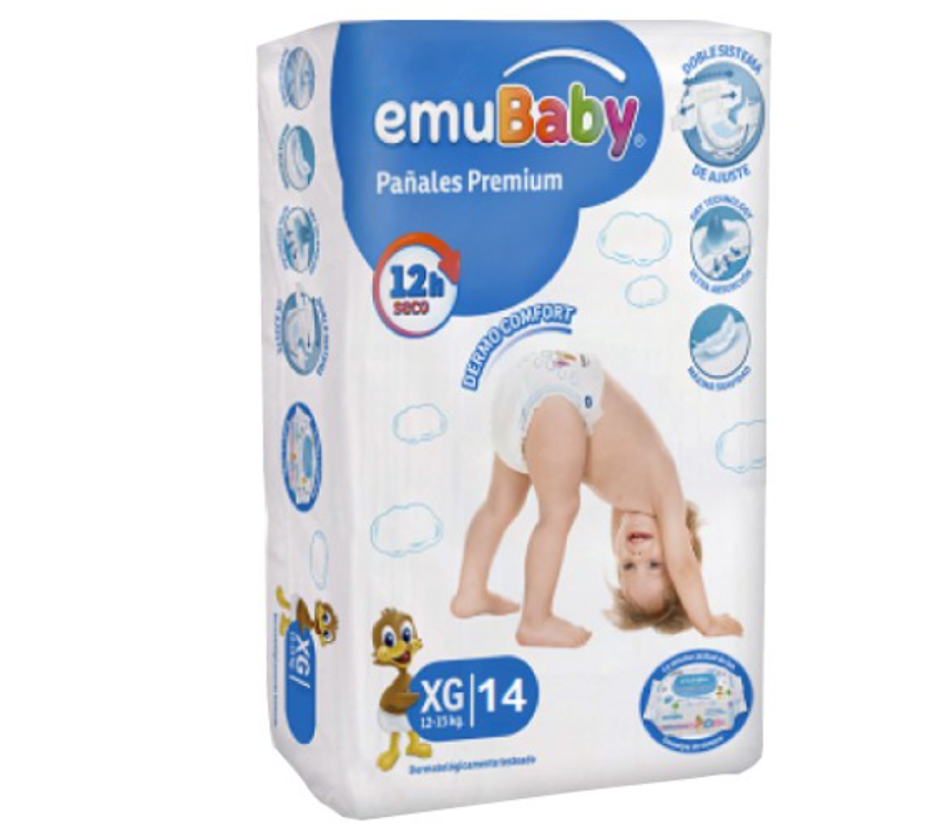 Emubaby Premium XG x8 paquetes 112 pañales-0