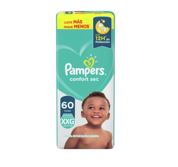 Maletas Pampers Confort Sec XXG-0