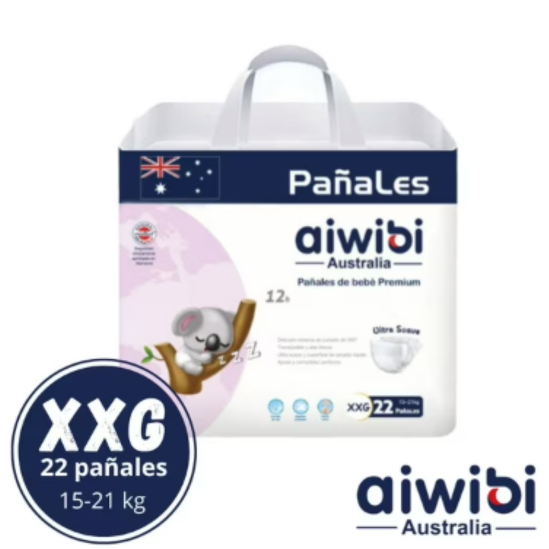 Pañales Aiwibi Ultra Suave XXG (X2) 44 Und-0