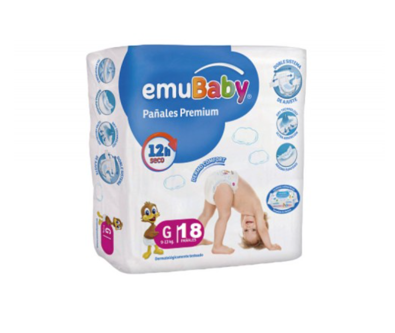 Emubaby Premium G x8 paquetes 144 pañales-0