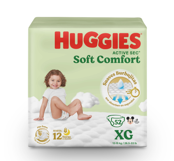 Maleta Huggies Active Sec XG 52 Und