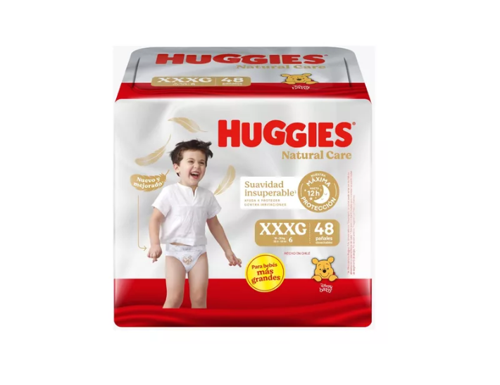 Maleta Huggies Natural Care XXXG 48 unidades-0