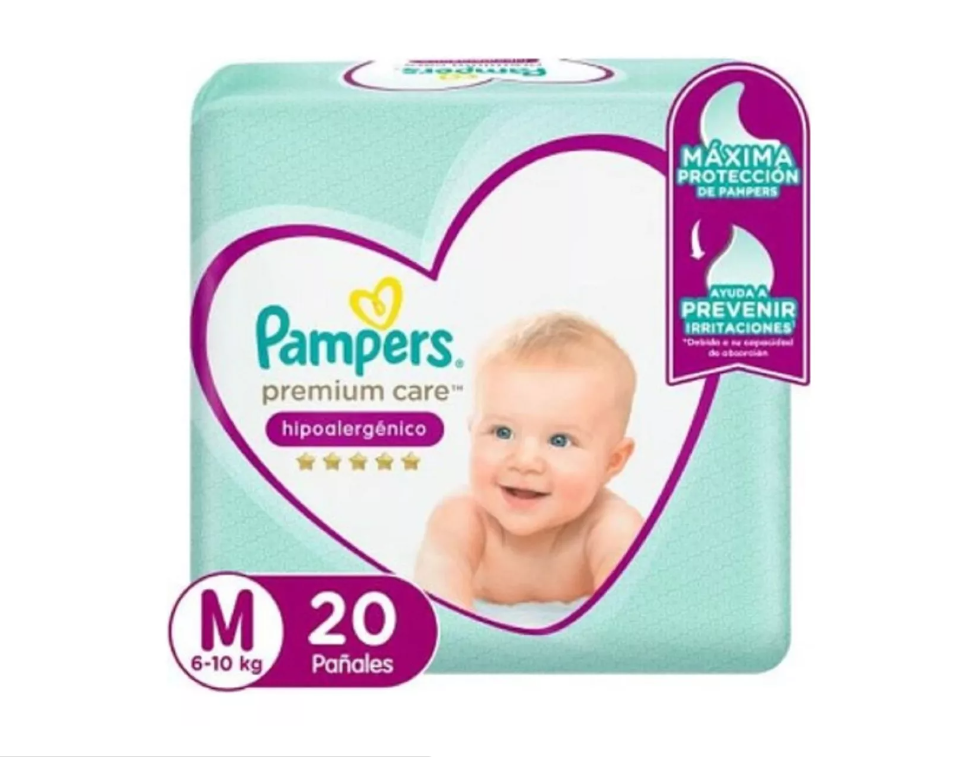 Pañales Pampers Premium Care M 80 pañales-0