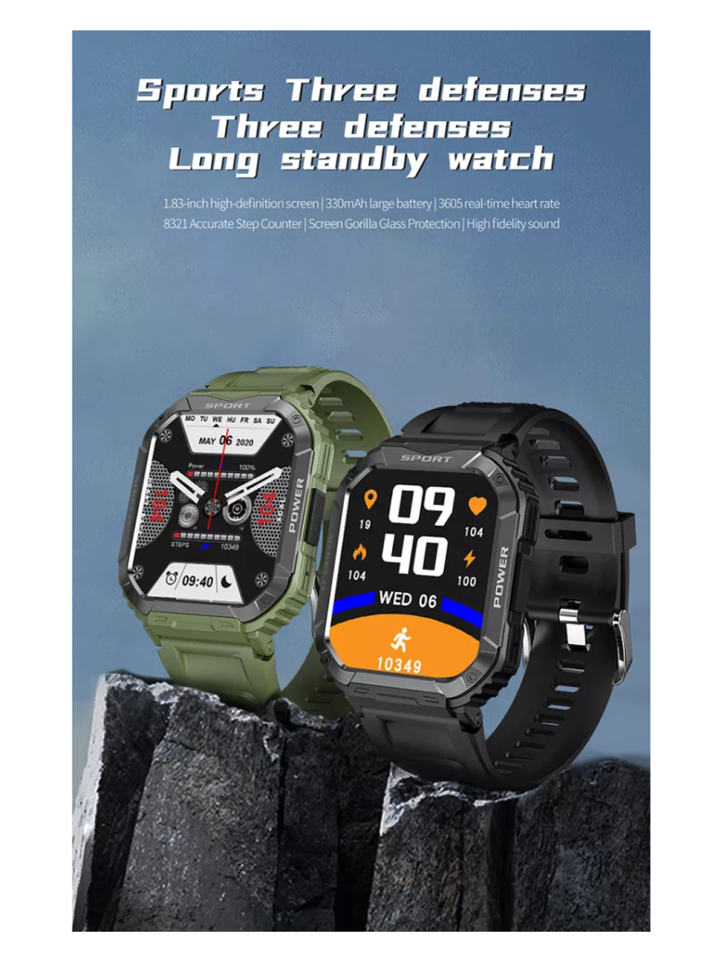 RELOJ INTELIGENTE  ANDROD IOS- IP68 ULTRA RESISTENTE-1