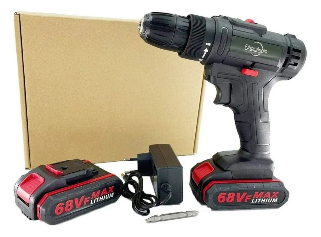Taladro inalámbrico 20V + 2 baterías + cargador-0