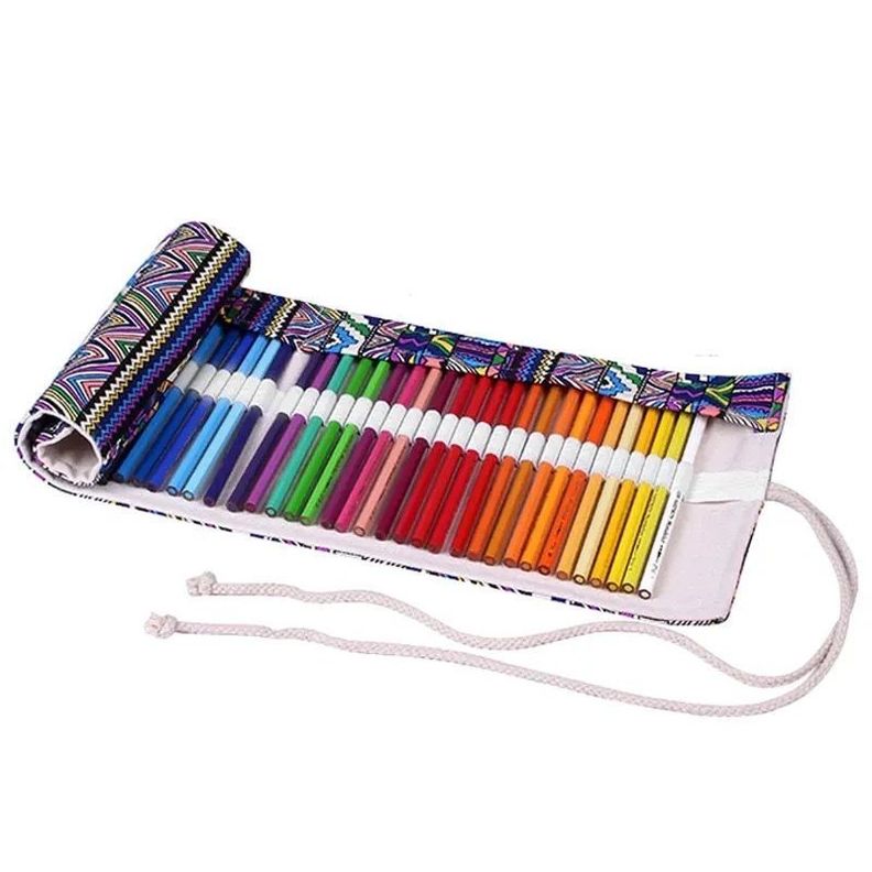 Estuche Lápices De Arte Estuche Con Diseño Colorido 48 Unid.-0